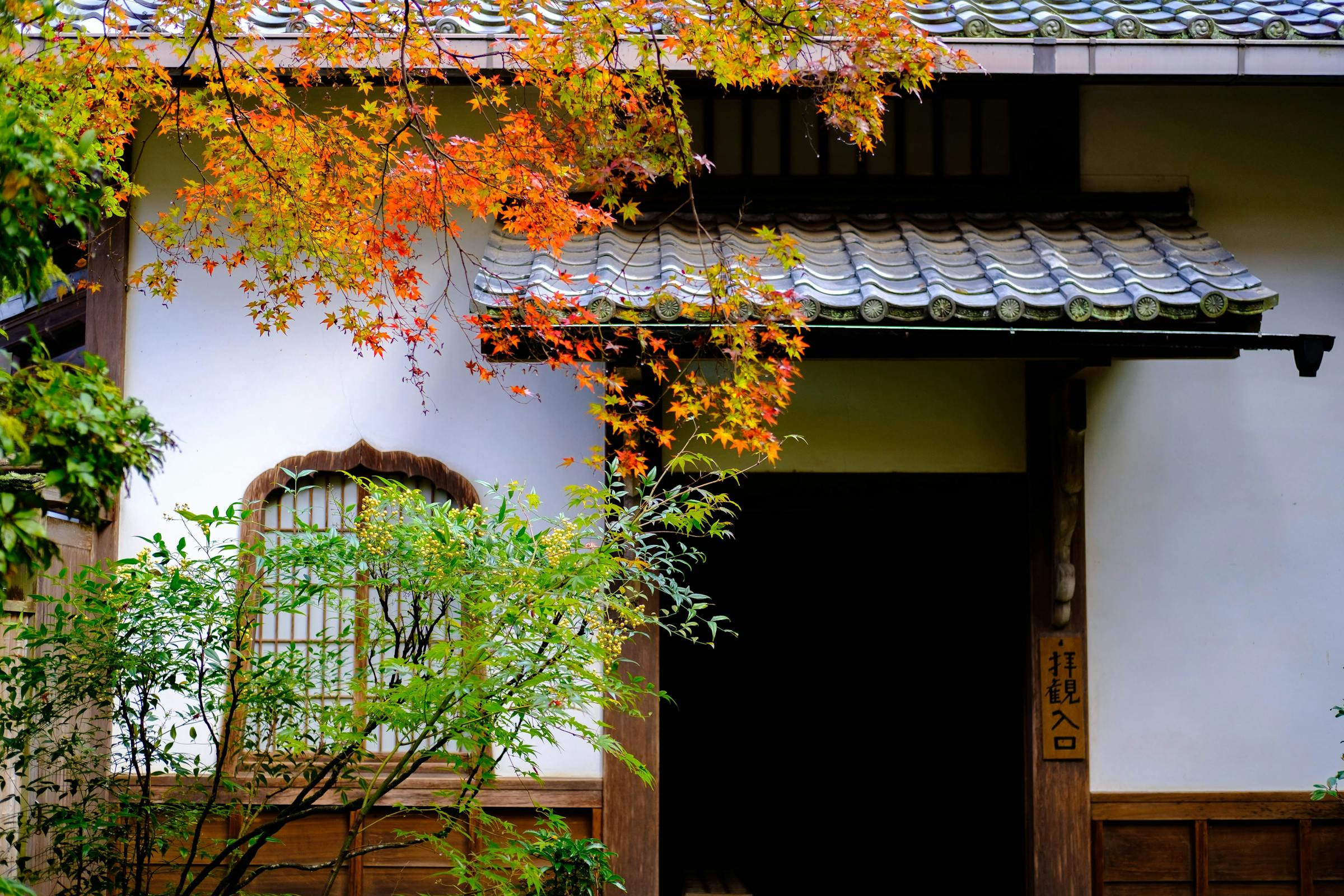 kyoto 蓮華寺 拝観入口