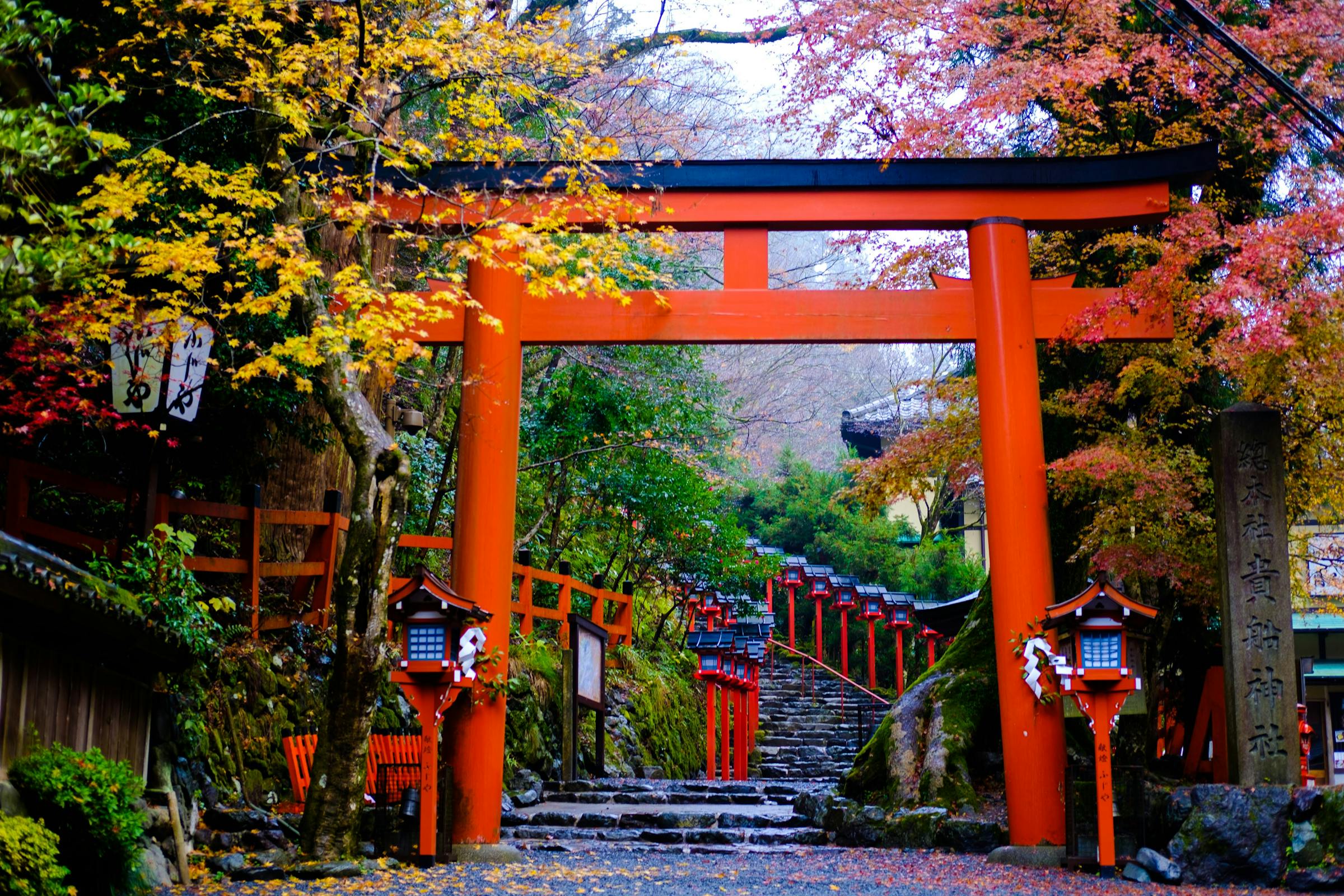 kyoto 貴船神社 鳥居
